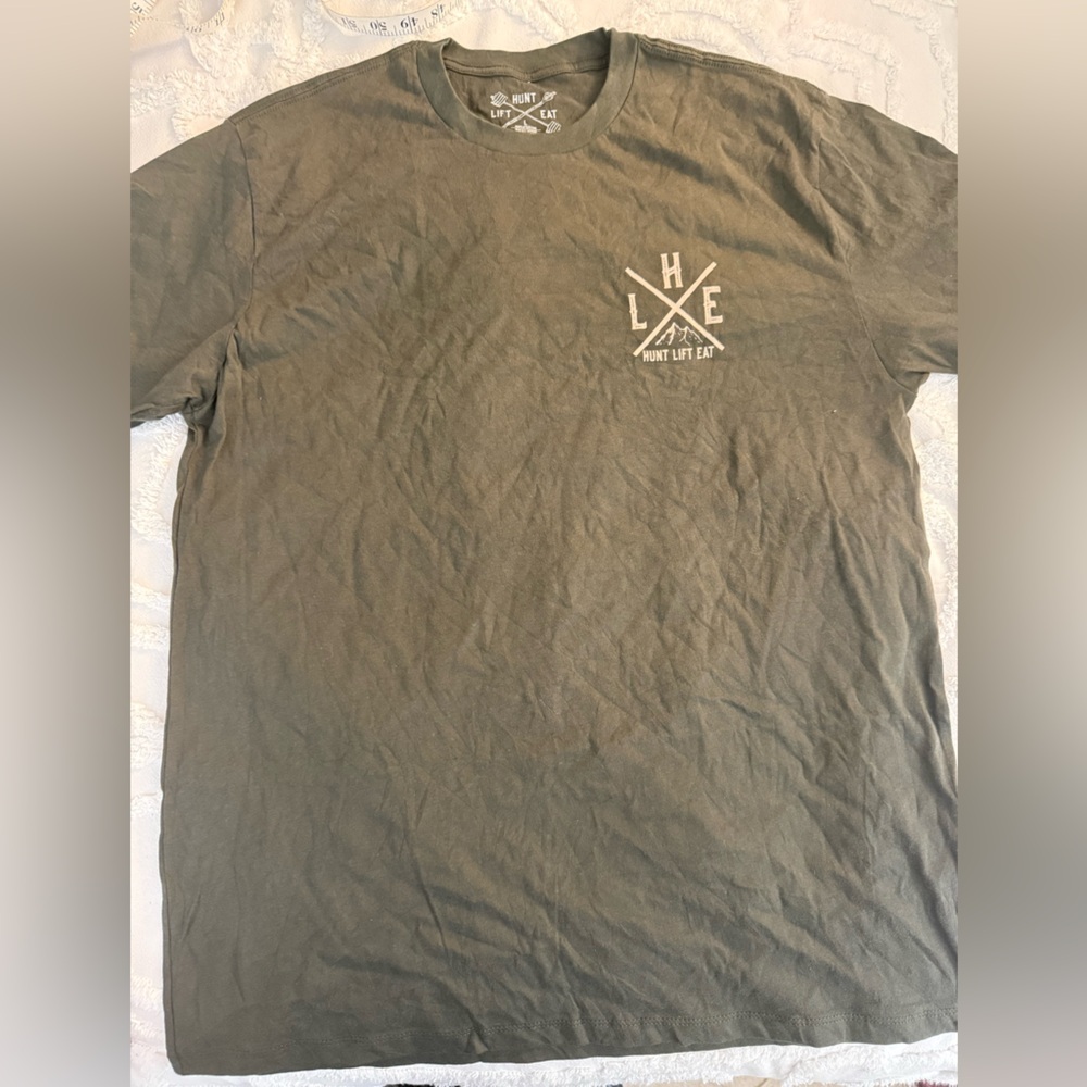 Olive Graphic Tee for Men